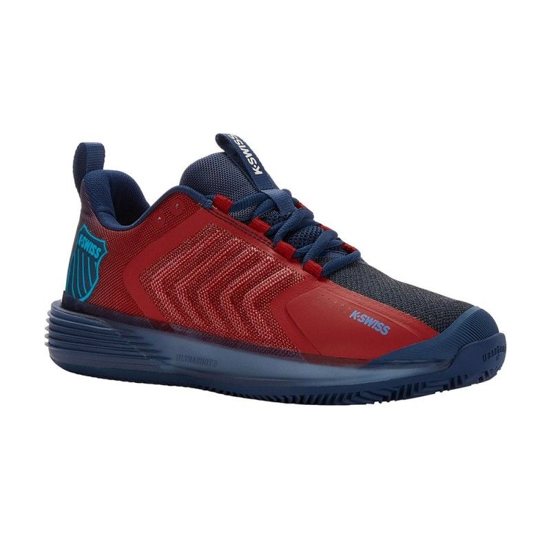 Kswiss Ultrashot 3 Vermelho Azul | Ofertas de padel