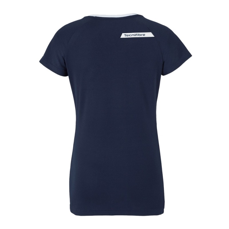 T-Shirt Tecnifibre T-Shirt Blue White Woman |Padel offers