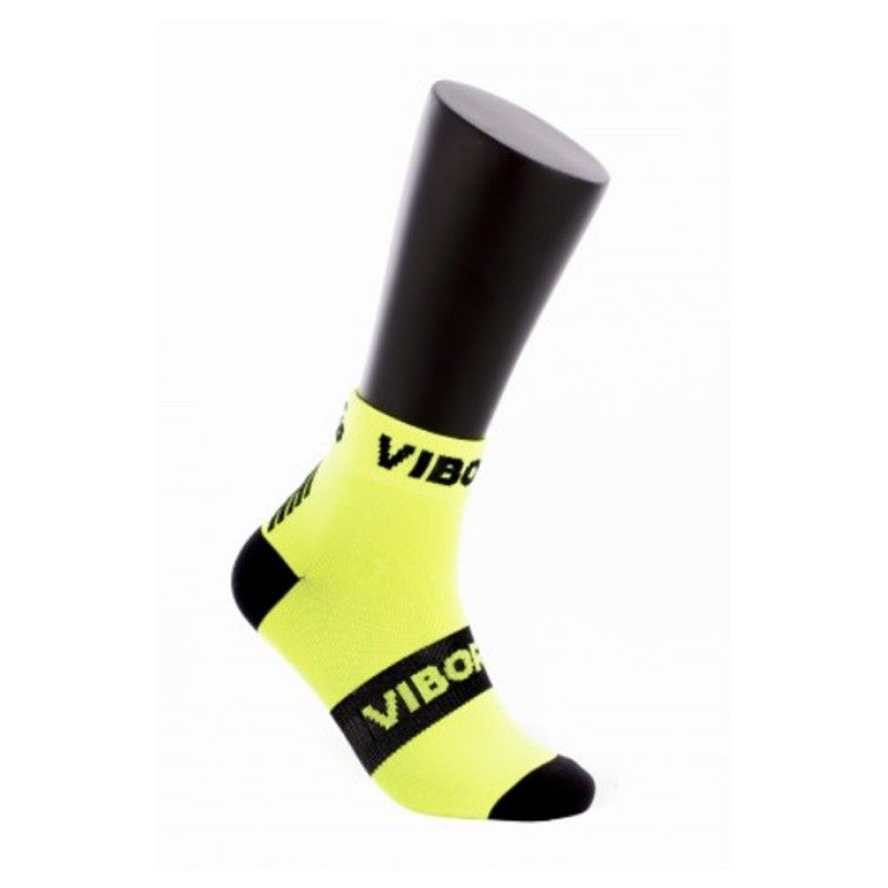 Calzini Vibor-A Kait Low Top Giallo Fluoro Nero | Ofertas de padel