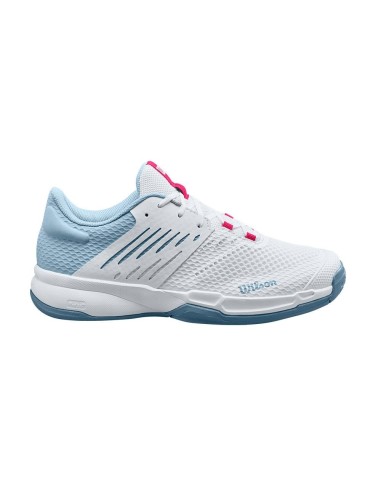 Wilson Kaos Devo 2.0 Blanco Azul Mujer | Ofertas de pádel