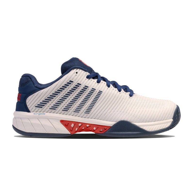 Kswiss Hypercourt Express 2 Bianco Blu Navy | Ofertas de padel