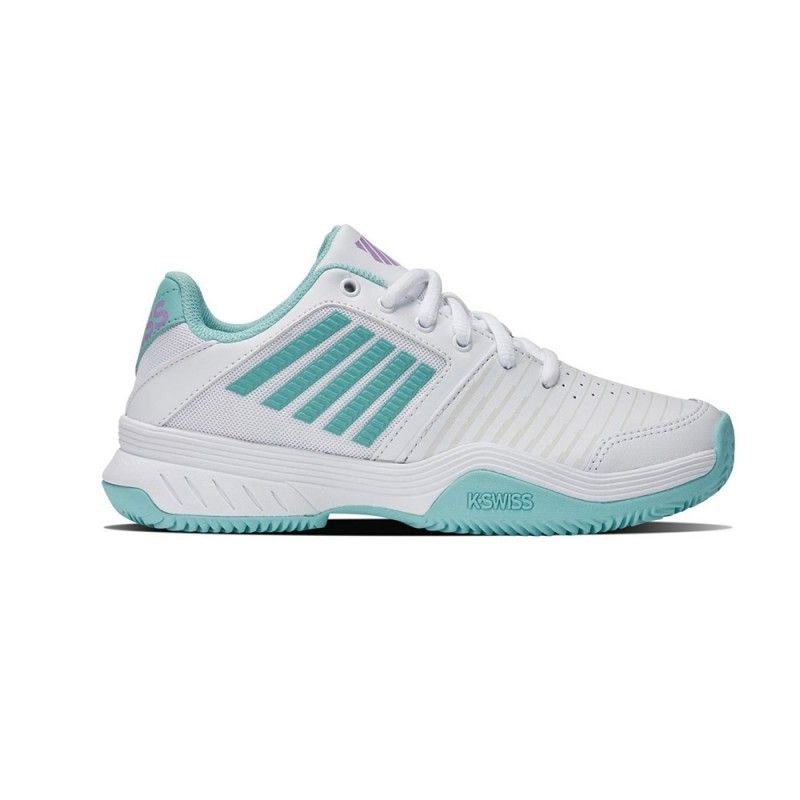 Kswiss Court Express Hb Blanco Azul Mujer | Ofertas de pádel