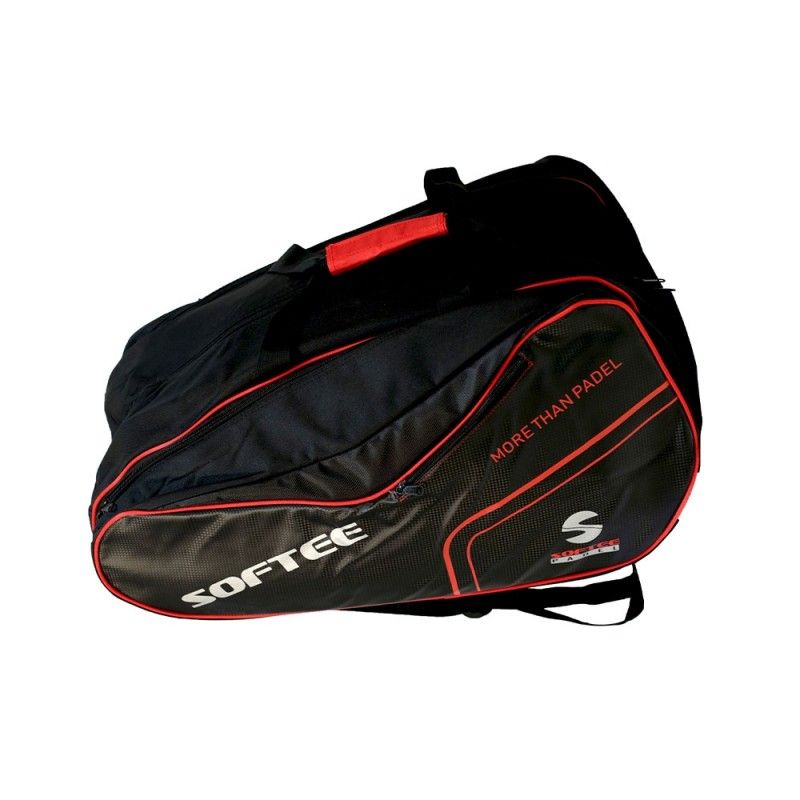 Softee Padel Premium Padel Nero Nero Rosso Borsa per scarpe | Ofertas de padel