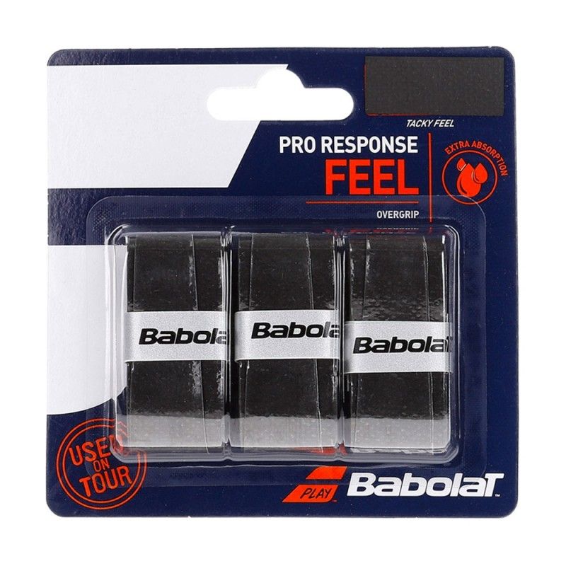 Overgrip Babolat Pro Response Feel nero | Ofertas de padel