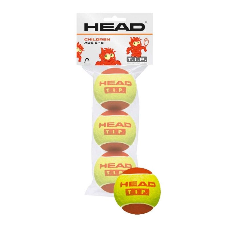 Frasco de 3 bolas Head Ponta de espuma macia | Ofertas de padel