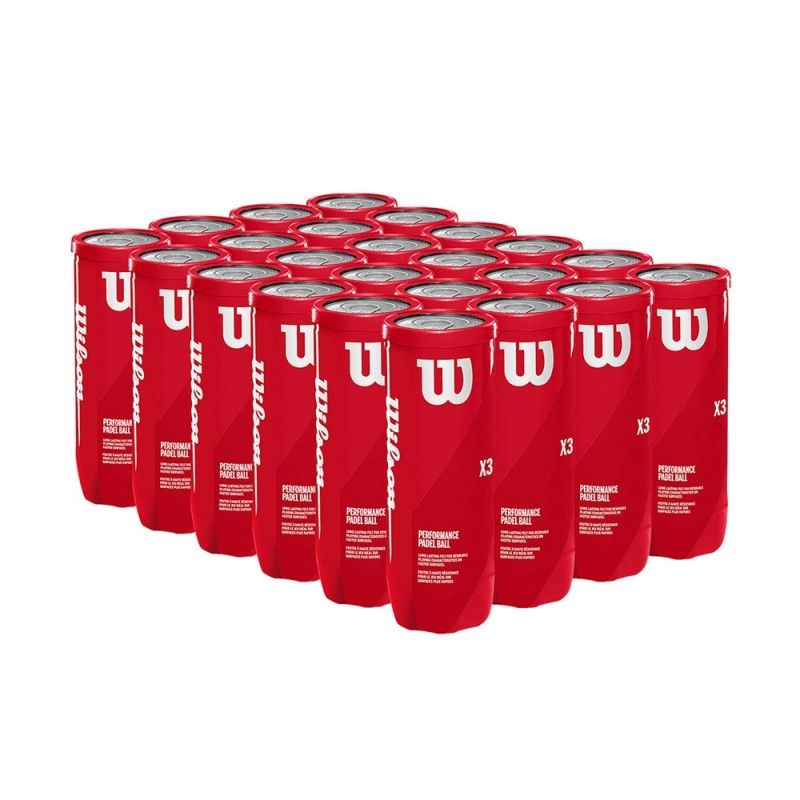 Box of 24 Pots Wilson Padel X3 Ball |Padel offers