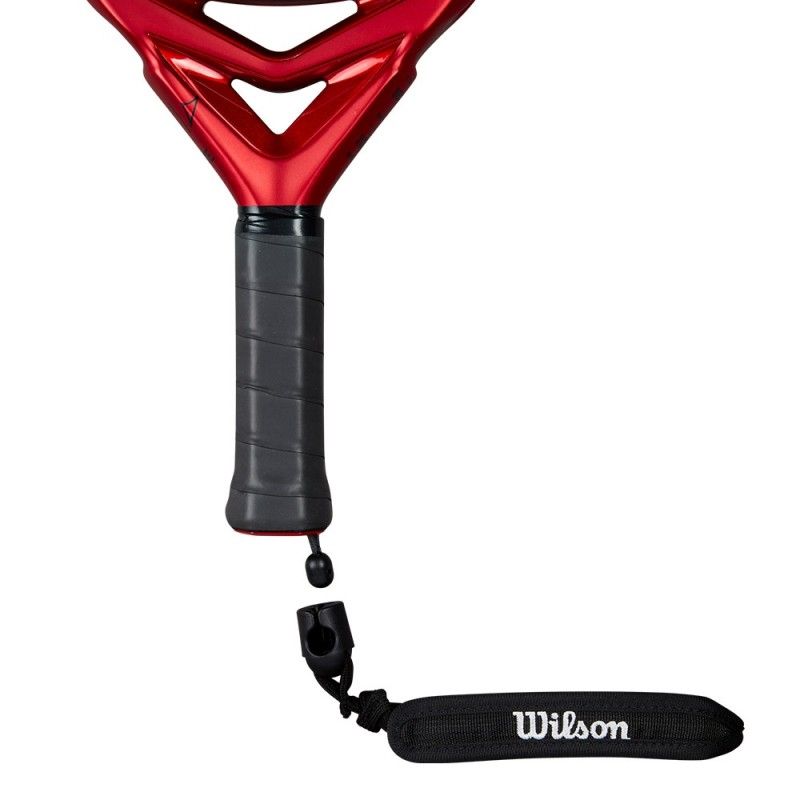 Lanyard Wilson Braçadeira de pulso Comfort Cuff Preto | Ofertas de padel