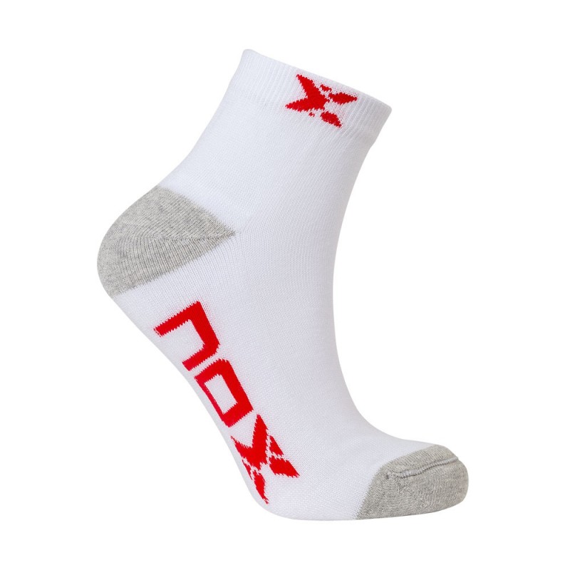 Women's White Low Socks Camublrojobag |Padel offers