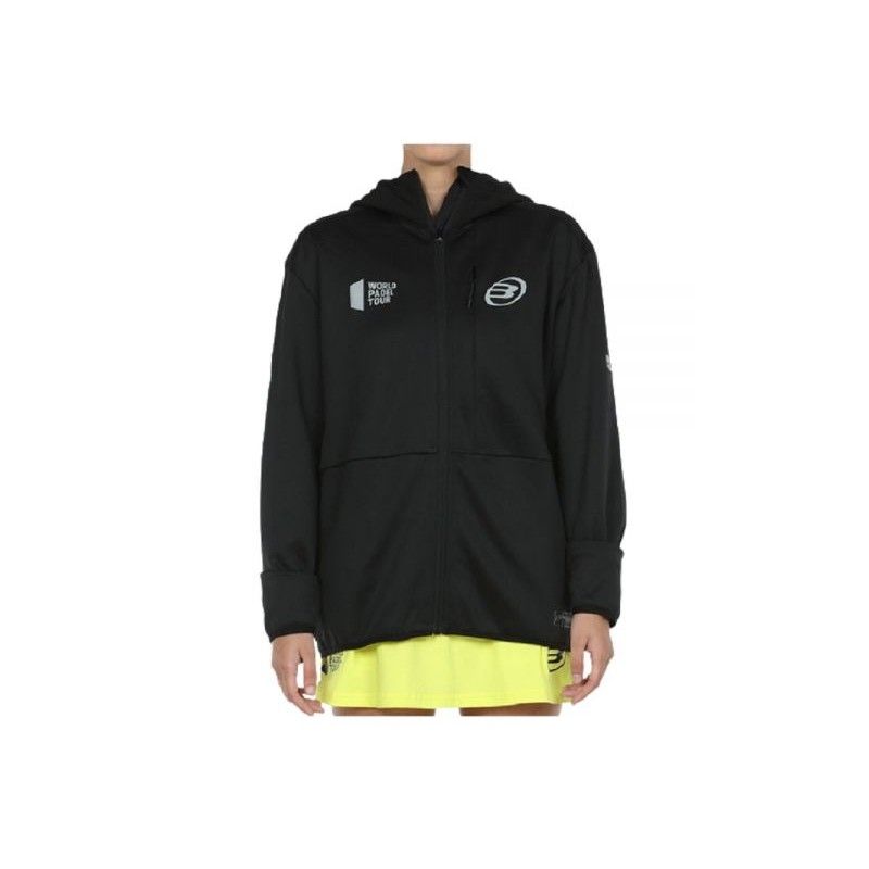 Sweatshirt Bullpadel Llera Mulher Negra | Ofertas de padel