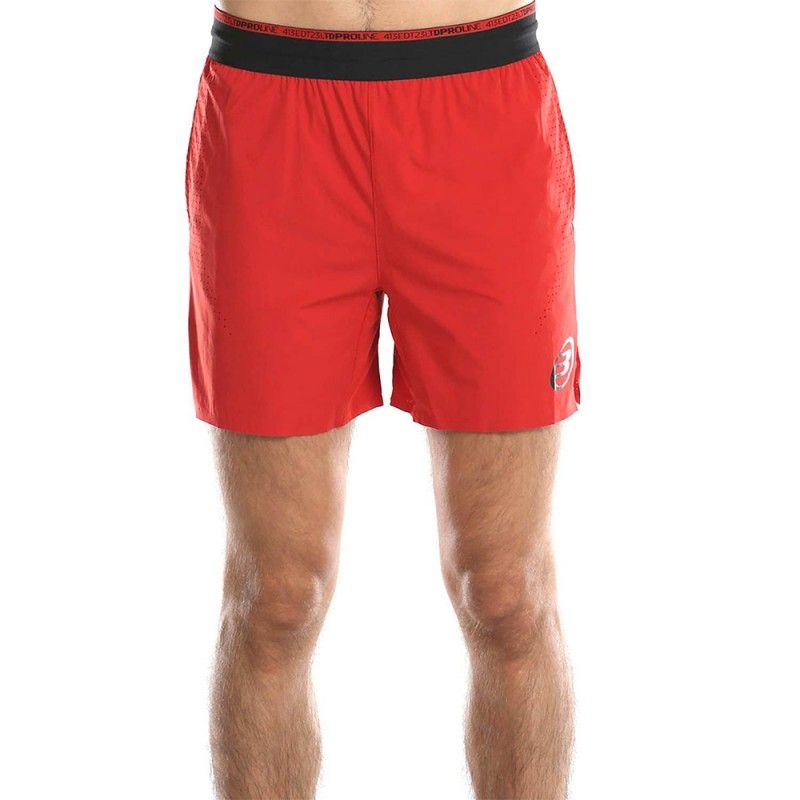 Pantaloncini Bullpadel Rosso ovale | Ofertas de padel