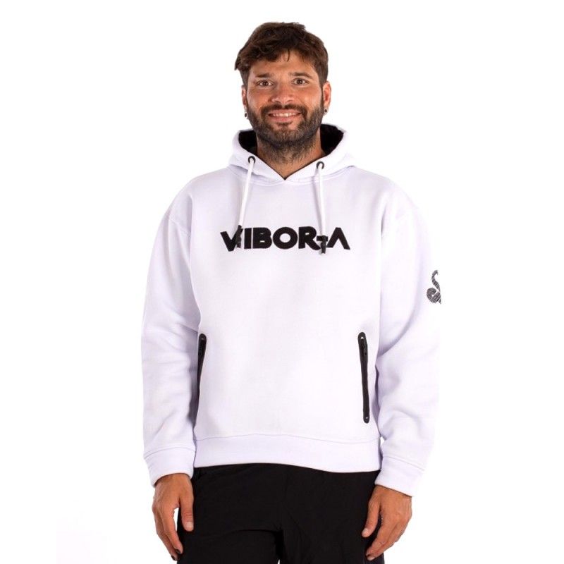 Felpa Vibor-A Yarara Bianco | Ofertas de padel