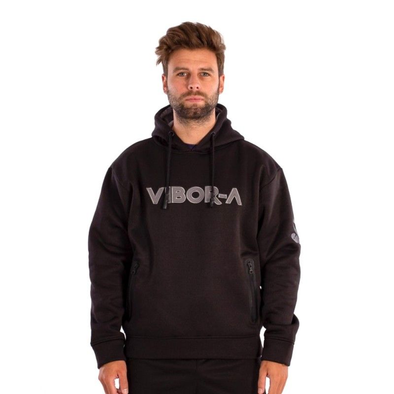 Sudadera Vibor-A Yarara Negro | Ofertas de pádel