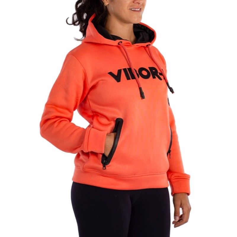 Felpa Vibora Yarara Coral Donna | Ofertas de padel