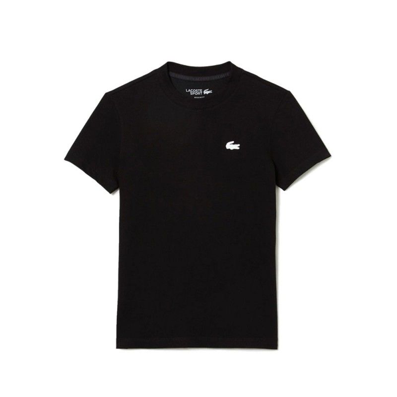 T-shirt Lacoste Desporto Mulher Negra | Ofertas de padel