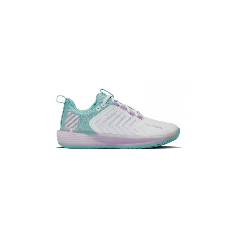 Kswiss Ultrashot 3 Blanco Azul Mujer | Ofertas de pádel