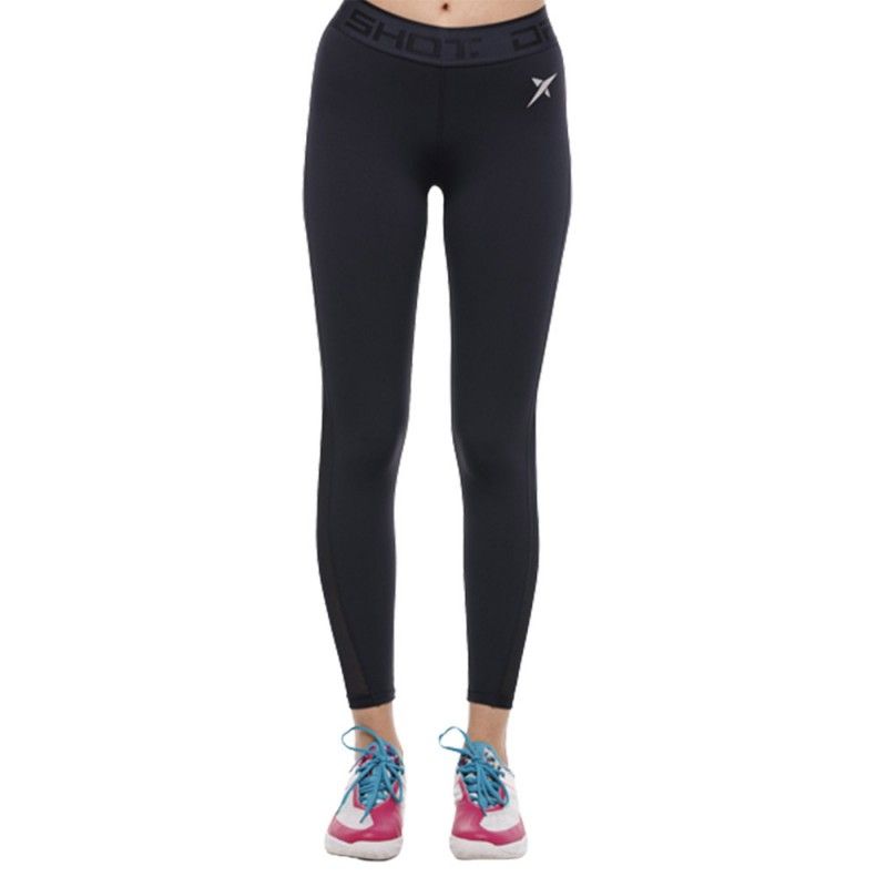 Legging Drop Shot Fayna Preto Mulher | Ofertas de padel