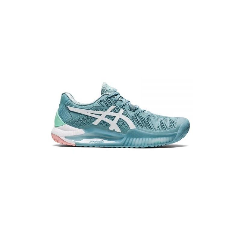 Asics Gel-Resolution 8 Azul Blanco Mujer | Ofertas de pádel